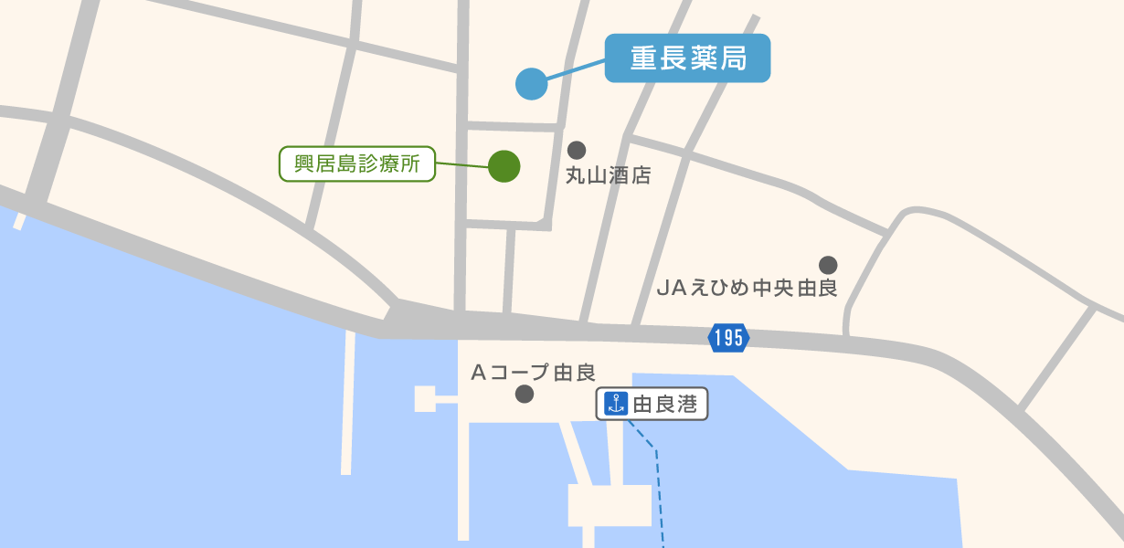 興居島周辺マップ